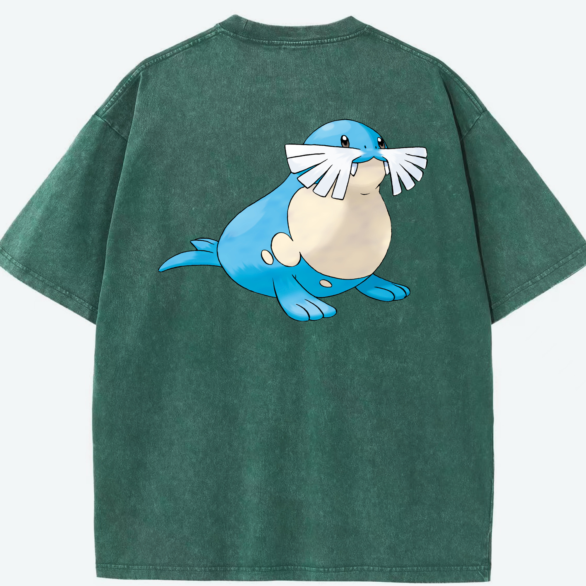 （画像用） ポケットモンスター Pokémon 綿100% ヴィンテージ風 半袖Tシャツ（背面プリント）